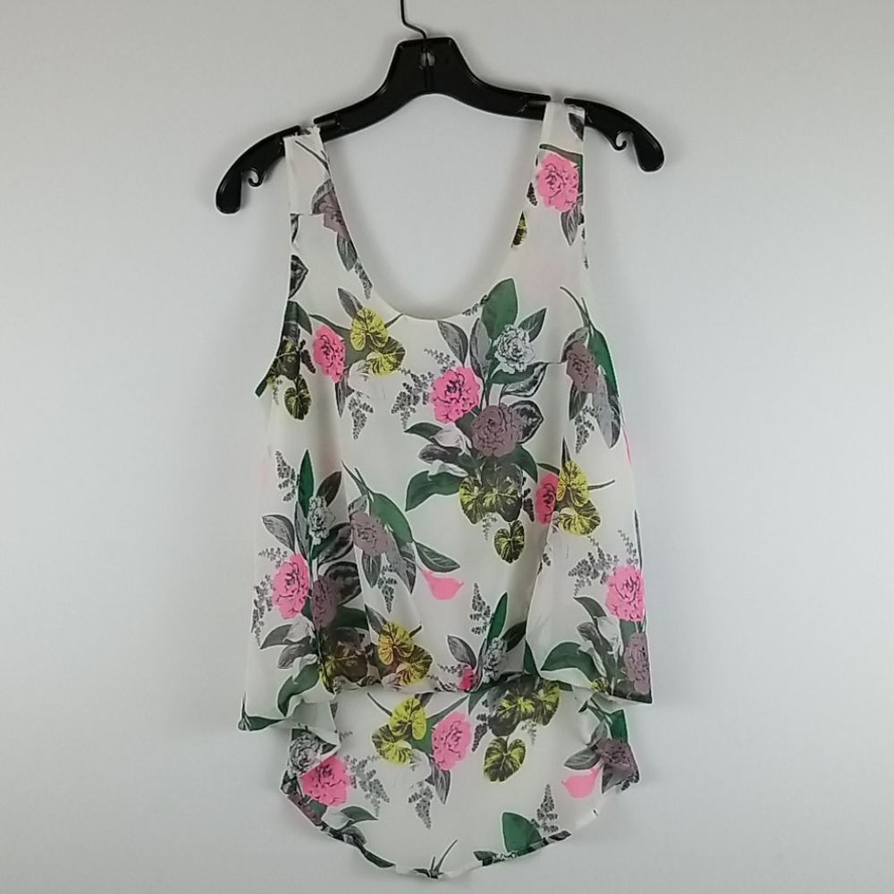 Astr flowy Hi-low Tank Top Dressy Blouse